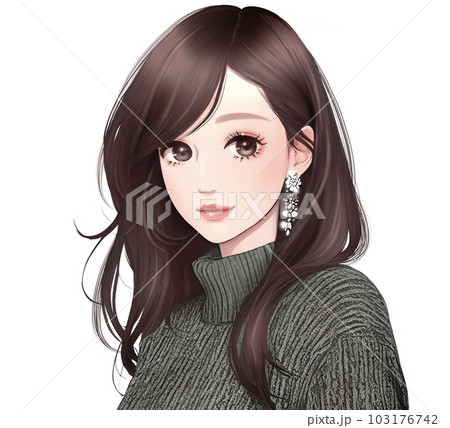 女性のイラスト素材のイラスト素材 [103176742] - PIXTA