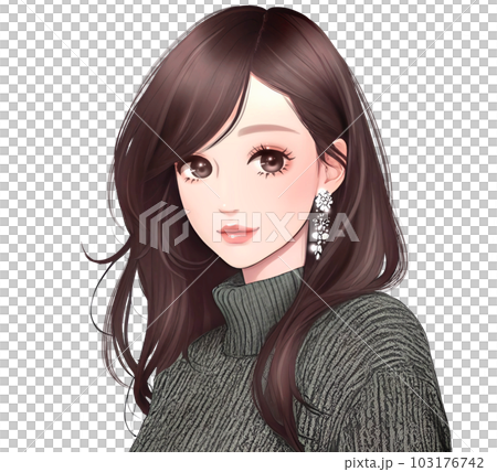 女性のイラスト素材のイラスト素材 [103176742] - PIXTA