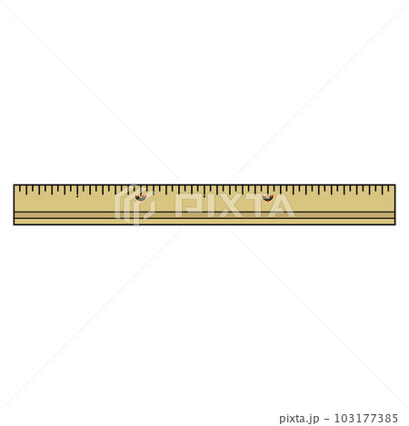 昔懐かしい30cm定規のイラスト 103177385