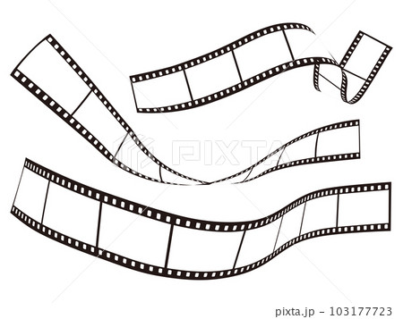 ネガフィルムのイラスト素材 映画フィルム ネガフィルムのイラスト素材 映画フィルム 103177723