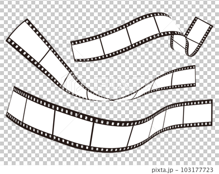 負片插畫素材電影膠片 負片插畫素材電影膠片 103177723