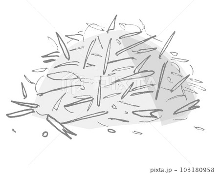 バガスのイラスト、手描きのナチュラル系。 バガスのイラスト、手描きのナチュラル系。 103180958