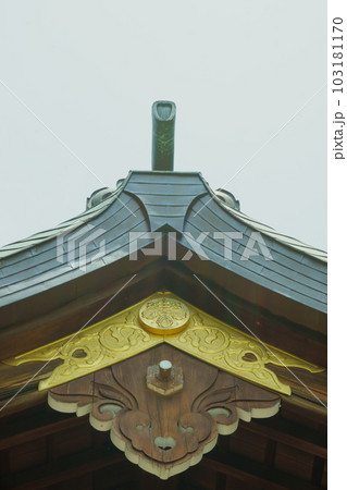 七夕にまつわる神社～多奈波太神社　拝殿懸魚 103181170