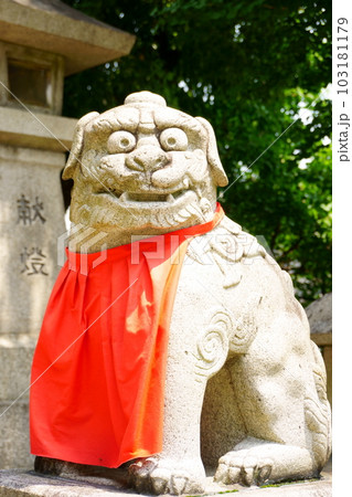 七夕にまつわる神社~多奈波太神社 阿形こま犬 七夕にまつわる神社~多奈波太神社 阿形こま犬 103181179