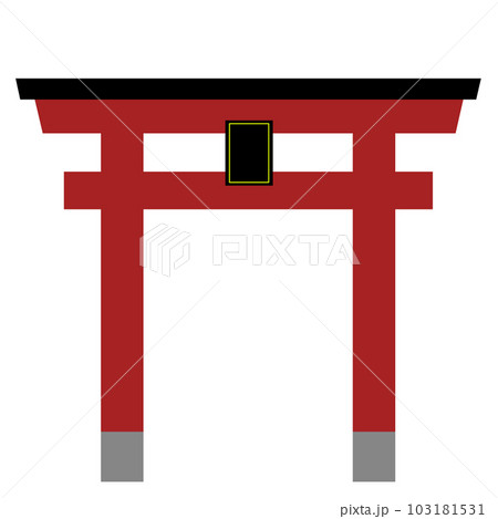 鳥居のイラスト 103181531