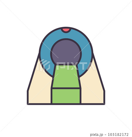 MRI related vector icon. MRI related vector icon. 103182172