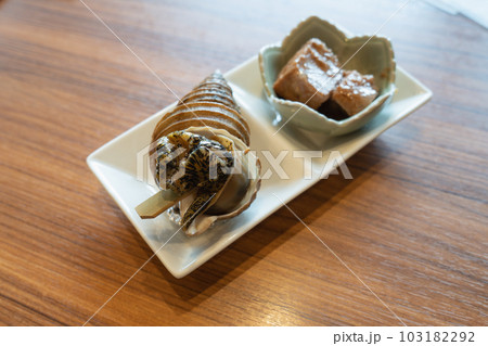 灯台つぶ貝の甘辛煮 北海道日高の郷土料理 灯台つぶ貝の甘辛煮 北海道日高の郷土料理 103182292