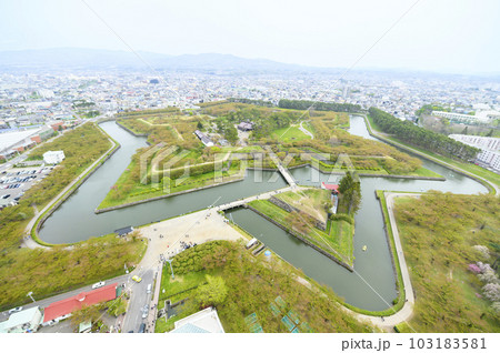 函館 五稜郭タワーからの眺め 函館 五稜郭タワーからの眺め 103183581