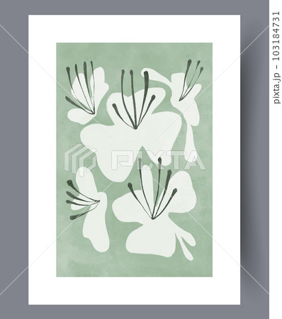 Still life flowers blooming meadow wall art print 103184731