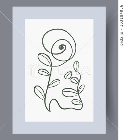 Still life plant aesthetic petals wall art print 103184936