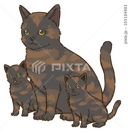 猫の親子（サビ） 103184983