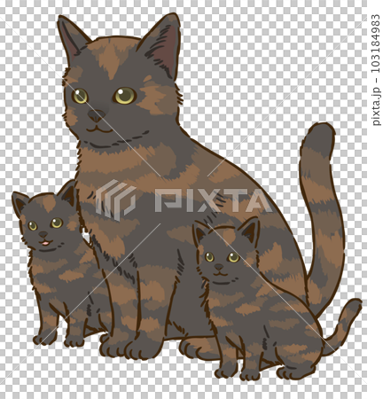 猫の親子（サビ） 103184983