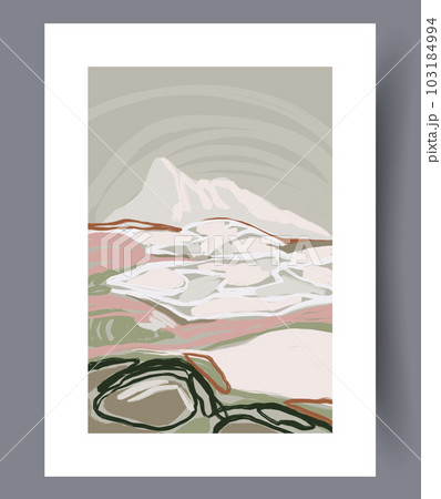 Landscape nature ecological scenery wall art print 103184994