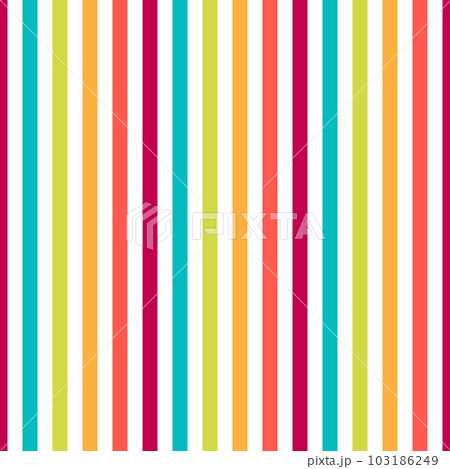 Seamless pattern stripe colorful pastel colors. - Stock