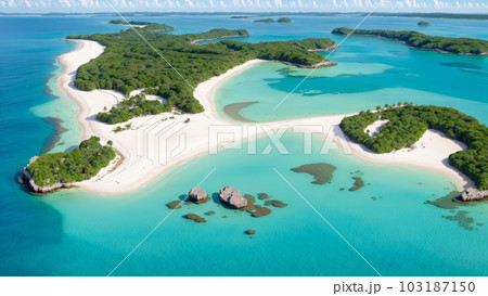 AI生成画像【大自然】南の島の風景 103187150