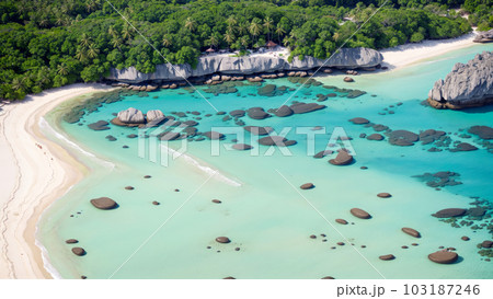 AI生成画像【大自然】南の島の風景 AI生成画像【大自然】南の島の風景 103187246