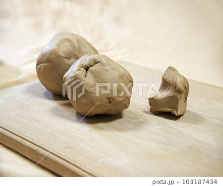 Clay crafts. Pottery product. Background Clay crafts. Pottery product. Background 103187434