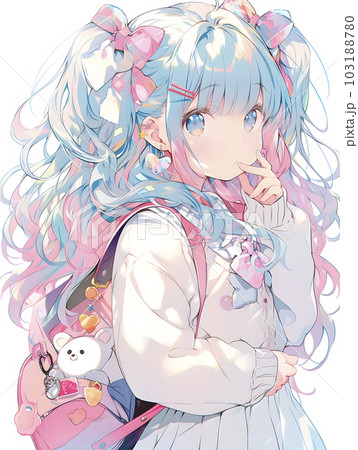 90年代の原宿ガール　ポップテイスト（AI生成画像） 103188780