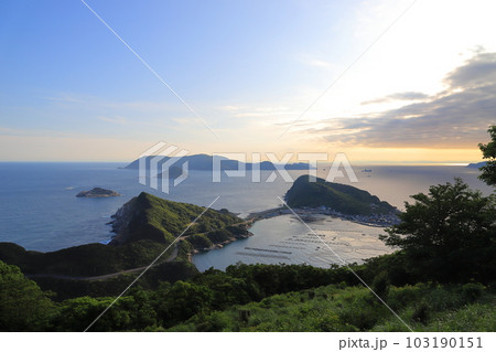 夕方の栢島の風景 夕方の栢島の風景 103190151