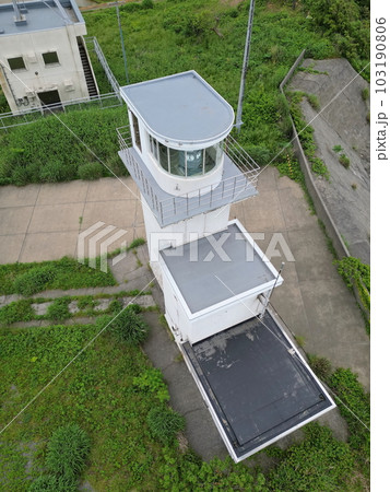 新潟　上越　鳥ヶ首岬灯台（ドローン空撮） 103190806