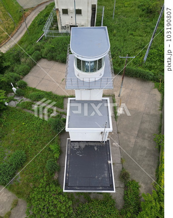 新潟　上越　鳥ヶ首岬灯台（ドローン空撮） 103190807