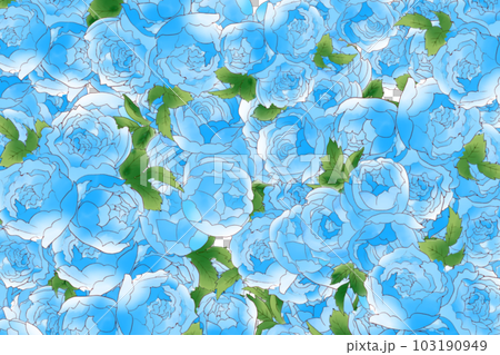 bright blue rose card 103190949