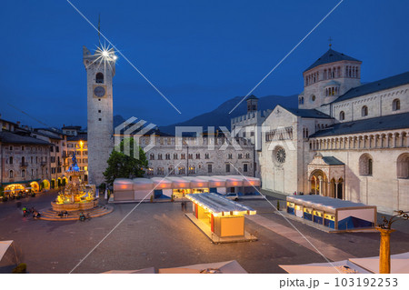 Piazza del Duomo in Trento, Italy Piazza del Duomo in Trento, Italy 103192253