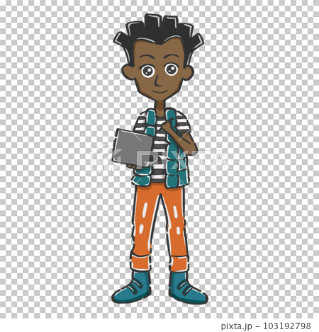 cartoon, child, boy, children, vector, illustration, family, people, woman, kids, couple, love, kid, mother, smile, childhood, drawing, fun, hands, dress, school, art, character, icon, clothes college 103192798