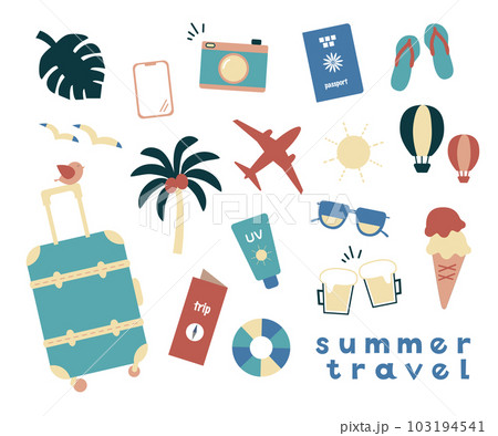 夏の旅行セット 夏の旅行セット 103194541