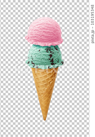 冰淇淋插圖真實 冰淇淋插圖真實 103195348