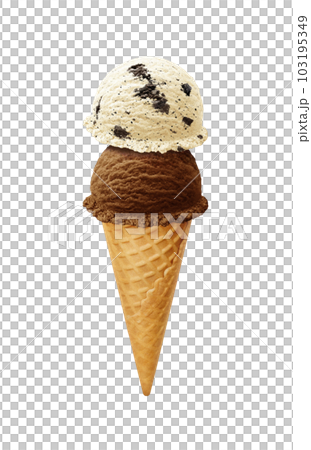 アイスクリームのイラスト リアル アイスクリームのイラスト リアル 103195349