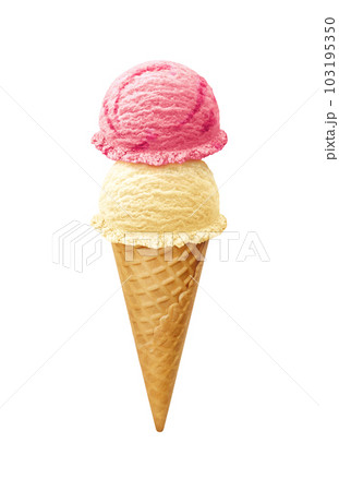 アイスクリームのイラスト リアル  103195350