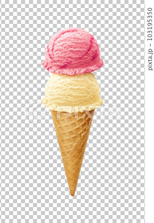 アイスクリームのイラスト リアル  103195350