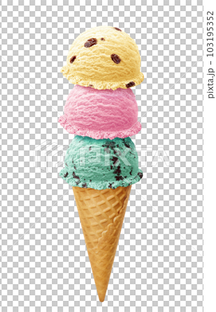アイスクリームのイラスト リアル  アイスクリームのイラスト リアル  103195352