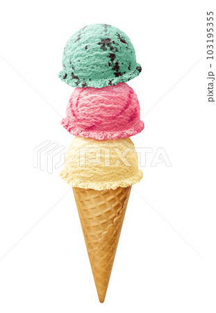 アイスクリームのイラスト リアル  アイスクリームのイラスト リアル  103195355