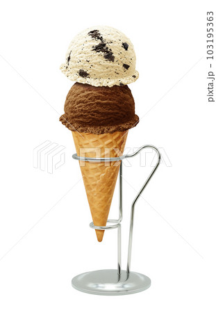 アイスクリームのイラスト リアル アイスクリームのイラスト リアル 103195363