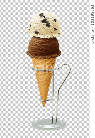 アイスクリームのイラスト リアル アイスクリームのイラスト リアル 103195363