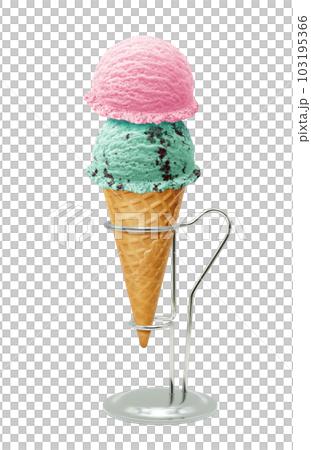ice cream illustration real 103195366