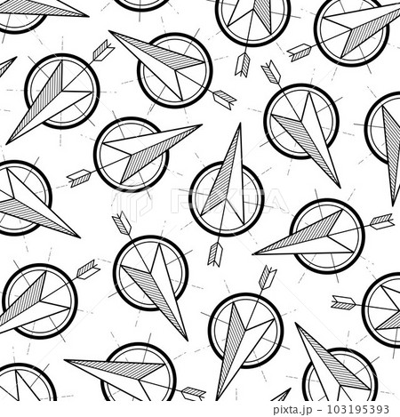 Abstract compass arrows background 103195393