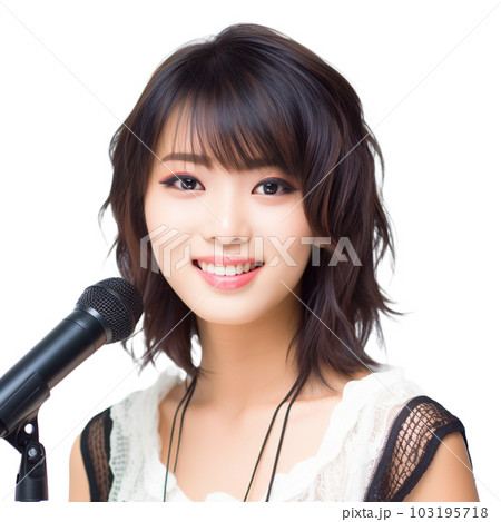 歌う女性 103195718