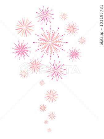 きれいな花火の背景素材 103195781