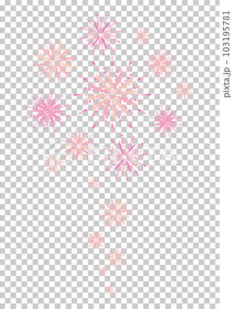 きれいな花火の背景素材 103195781