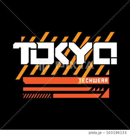 Tokyo japan streetwear y2k style colorful slogan typography vector design icon illustration. Tshirt, poster, banner, fashion, slogan shirt, sticker, flyer 103196133