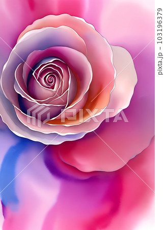 Floral rose gold varied sizes watercolour Pantone. 103196379