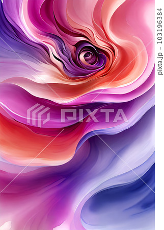 Floral rose gold varied sizes watercolour Pantone. 103196384