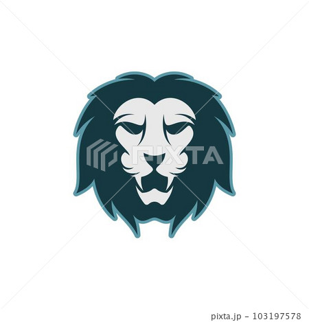 Lion head vector icon 103197578