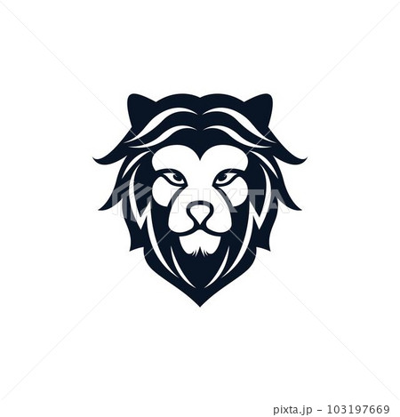 Lion head vector icon 103197669
