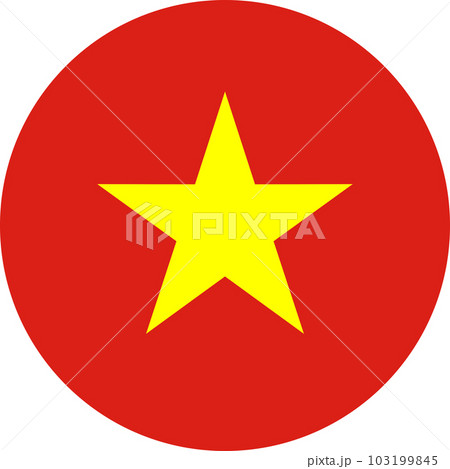 round Vietnamese flag of Vietnam round Vietnamese flag of Vietnam 103199845