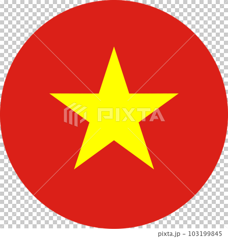 round Vietnamese flag of Vietnam round Vietnamese flag of Vietnam 103199845