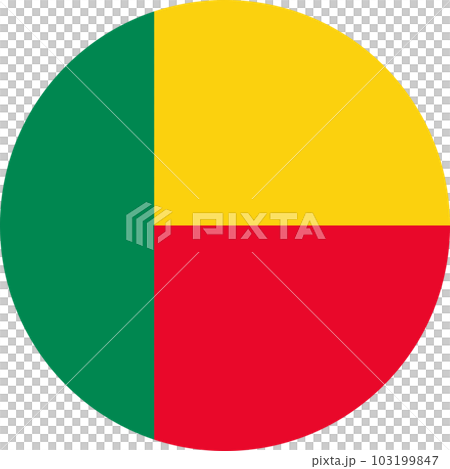 round Beninese flag of Benin round Beninese flag of Benin 103199847